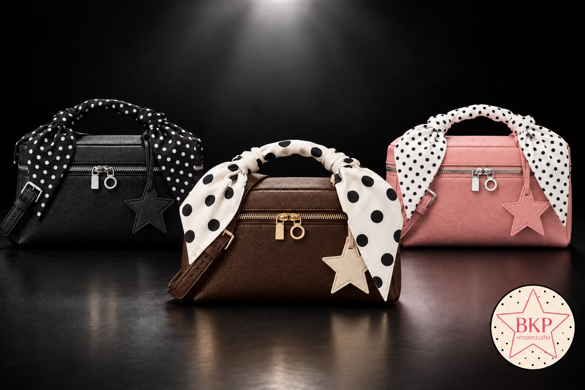 BKP assembled handbag styling examples — one set per purchase